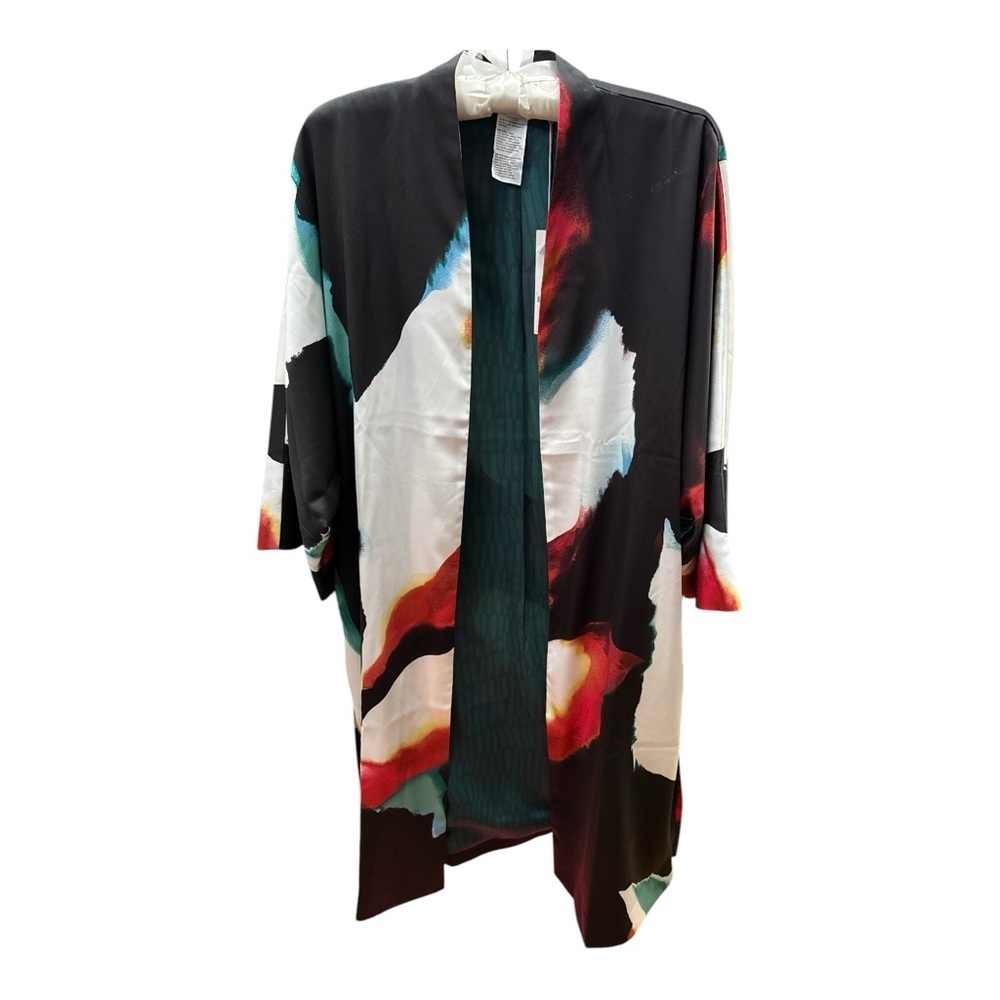Chico's Blue and Red kimono - Picture 5 of 8